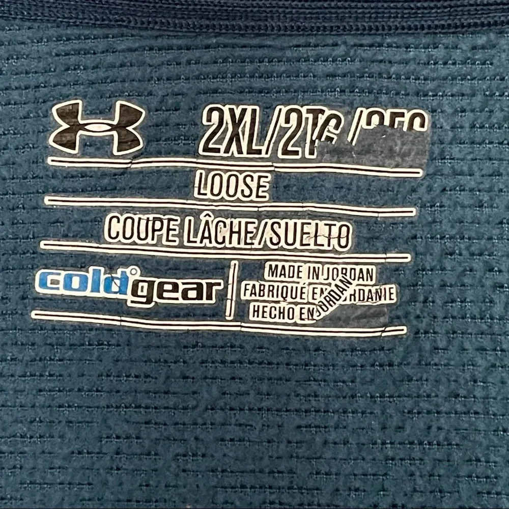 Under Armour Storm Coldgear Loose Fit 1/2 Zip Pullover Men's Size 2XL - Picture 13 of 13